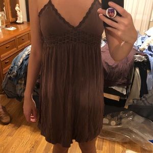 Brown summer dress